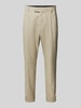 BOSS Pantalon in effen design, model 'Louis' Beige