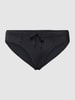 Karl Lagerfeld Beachwear Spodenki kąpielowe z nadrukiem z logo Czarny