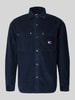 Tommy Jeans Relaxed Fit Cordhemd aus reiner Baumwolle Marine