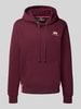 Alpha Industries Hoodie met logo en kangoeroezak Bordeaux