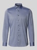 OLYMP Level Five Slim fit zakelijk overhemd met kentkraag Marineblauw