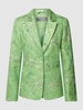 White Label Blazer met all-over print Groen