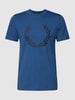 Fred Perry T-Shirt mit Logo-Print Modell 'Laurel' Aqua Blau