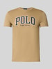 Polo Ralph Lauren Custom Slim Fit T-Shirt mit Rundhalsausschnitt Beige