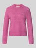 Carhartt Work In Progress Strickpullover mit Label-Detail Modell 'Curtis' Pink
