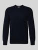 FTC Cashmere Regular Fit Strickpullover aus reinem Kaschmir Marine