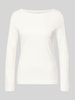 Christian Berg Woman Longsleeve mit Rundhalsausschnitt Offwhite