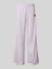 FILA Straight Leg Trackpants mit Logo-Badge Modell 'LORCE' Flieder