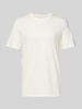 s.Oliver RED LABEL Regular Fit T-Shirt aus reiner Baumwolle Weiss