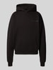PROHIBITED Relaxed Fit Hoodie aus Baumwoll-Mix mit Label-Detail Black
