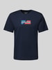 Jack & Jones T-Shirt mit Label-Print Modell 'CORP' Marine