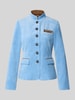 White Label Blazer in Cord-Optik Bleu
