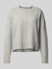 Vero Moda Regular Fit Strickpullover mit Brustnaht Modell 'ESTI' Hellgrau