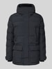 SAVE THE DUCK Kurtka pikowana z kapturem model ‘QUINLAN’ Czarny