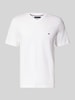 Tommy Hilfiger Regular Fit T-Shirt aus reiner Baumwolle Weiss