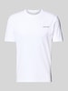 CK Calvin Klein T-Shirt mit Label-Print Weiss