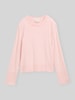 Tom Tailor Pullover aus Kaschmir mit Rippabschlüssen Rosa
