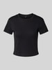 Only Slim Fit T-shirt aus reiner Baumwolle Modell 'ELINA' Black