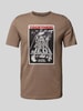 s.Oliver RED LABEL Regular Fit T-Shirt aus Baumwolle mit Starwars®-Print Hellbraun