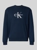 Calvin Klein Jeans Regular Fit Sweatshirt mit Logo-Print Modell 'Terry' Marine