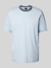 Emporio Armani T-Shirt mit Label-Stitching Hellblau