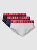 Guess Slip mit elastischem Bund Modell 'BRIAN HERO' im 3er-Pack Mittelgrau Melange