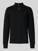 Polo Ralph Lauren Poloshirt met labelstitching Zwart