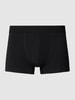 Mey Boxershort met elastische band met logo Zwart