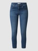 Angels Korte jeans met labelpatch, model 'Ornella' Blauw