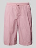 SERGIO TACCHINI Regular Fit Shorts mit Bundfalten Modell 'ISPICA' Rosa