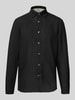 FIL NOIR Regular Fit Business-Hemd mit Kentkragen Modell 'ROMA' Black