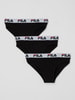 FILA Panty mit Stretch-Anteil im 3er-Pack  Black