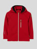 reima Softshell-Jacke mit Kapuze Modell 'Vantti' Rot