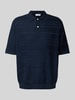 SELECTED HOMME Relaxed Fit Poloshirt aus reiner Baumwolle Modell 'FOAM' Dunkelblau