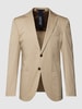 JOOP! Collection 2-knoops colbert met reverskraag, model 'Dash' Beige