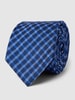 Tommy Hilfiger Tailored Krawat jedwabny ze wzorem na całej powierzchni model ‘WOVEN GINGHAM’ Jasnoszary