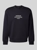 ARMANI EXCHANGE Sweatshirt mit Label-Stitching Marine