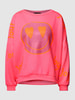 miss goodlife Sweatshirt met strass-steentjes, model 'JOY' Roze