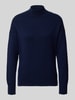 0039 Italy Strickpullover aus Kaschmir-Mix mit Woll-Anteil Modell 'Nina' Marine