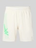 ASICS TIGER Regular Fit Shorts mit integriertem Slip Modell 'ICON' Offwhite