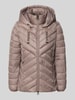 s.Oliver RED LABEL Slim Fit Steppjacke mit Zweiwege-Reißverschluss Taupe