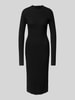 Mango Strickkleid mit Turtleneck Modell 'FLURRY' Black