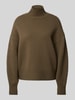 P&C* curated by Anouk Yve Gebreide pullover met opstaande kraag - capsulegarderobe Kaki