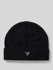 Guess Activewear Muts met viscose en wol, model 'Sweater' Zwart