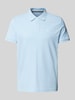 Tom Tailor Regular Fit Poloshirt aus Baumwoll-Piqué mit Logo-Stitching Hellblau