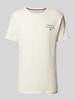 Tommy Hilfiger T-shirt met ronde hals Zand