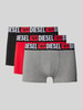 Diesel Trunks mit elastischem Logo-Bund im 3er-Pack Rot