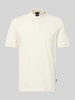 BOSS Regular Fit Poloshirt aus reiner Baumwolle Modell 'Parley 321' Offwhite