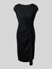 Lauren Ralph Lauren Knielanges Kleid in Wickel-Optik Modell 'Gervas' Black