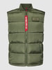 Alpha Industries Bodywarmer met labeldetail Groen